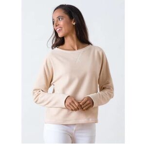 Dudley Stephens Somerset Sweatshirt in Natural Tan Blush Small